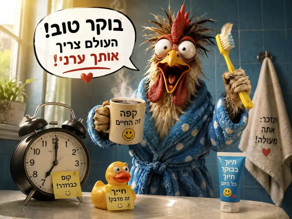 התמונה הכי מצחיקה לבוקר טוב