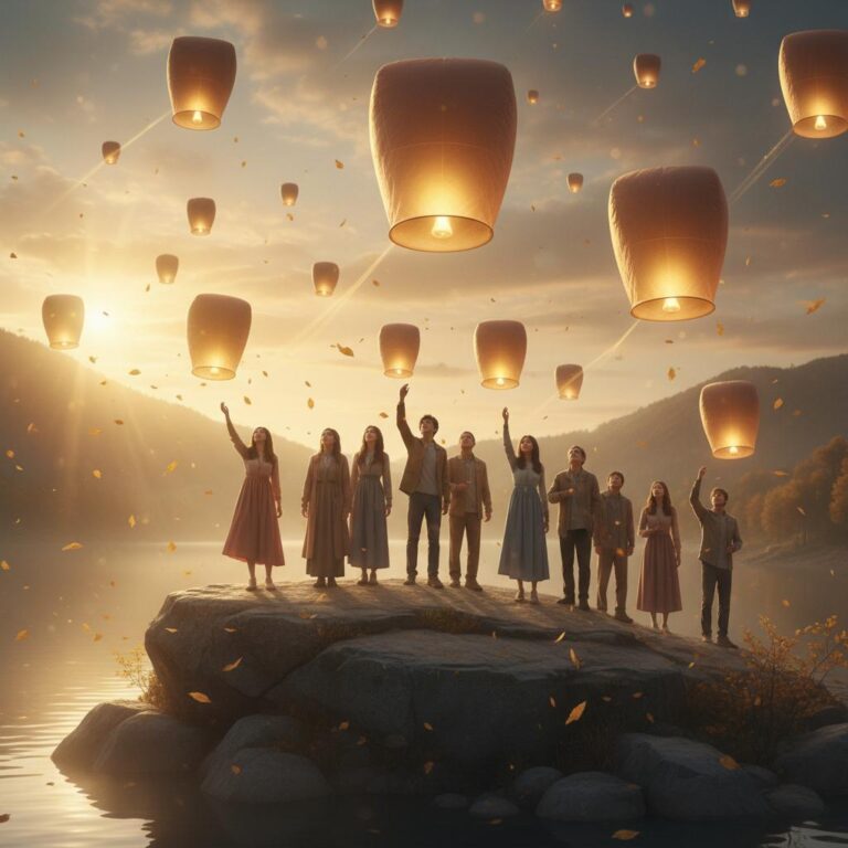 שלט עם משפטי פרידה לסיום שנה