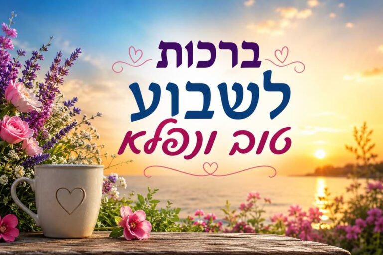 מציאת ברכת שבוע טוב