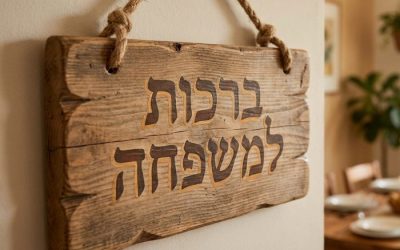 שלט ברכות למשפחה שלי