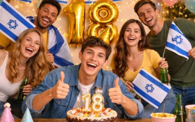 מברכים לחגיגות יום הולדת 18